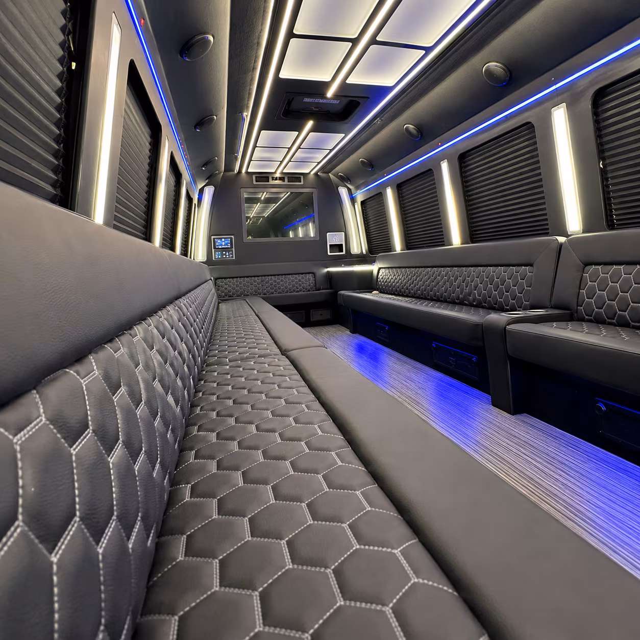 aurora party bus rentals inside