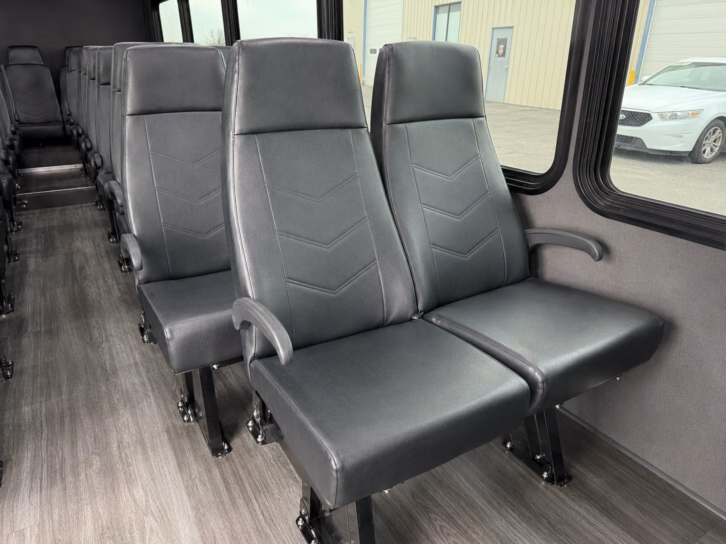 aurora private event transportation onboard seating