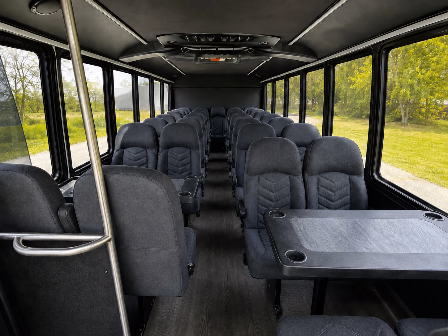aurora religious group transportation onboard seating